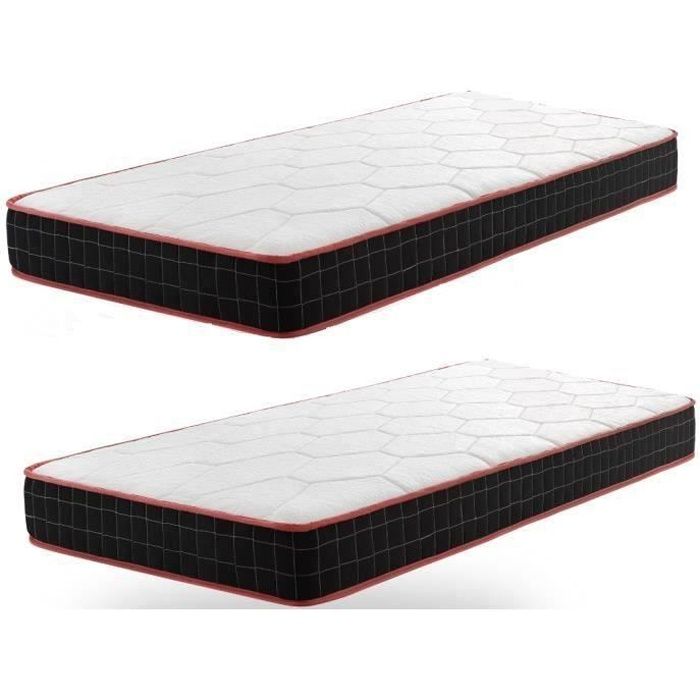 Matelas 90x190 Très Épais 22 cm, Matelas 90x190 Enfant, Matelas d'Appoint, Matelas  1 Personne en Mousse Adaptative pour Adulte et Enfant - Conforama