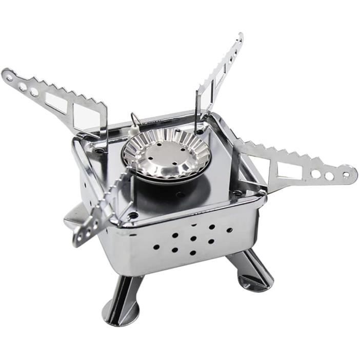 Gaz liquéfié - Poêle à gaz portable au propane, 4-7 trous, brûleur en fonte pour cuisinière à