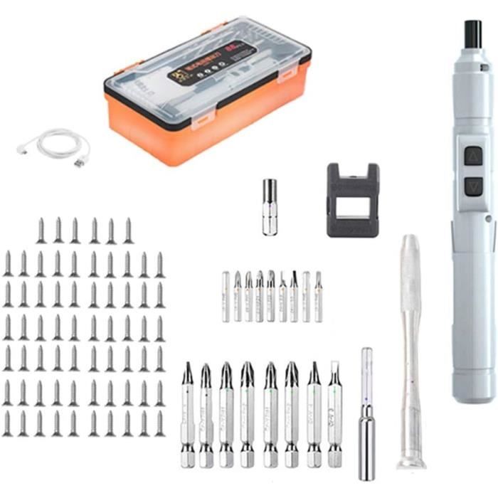 Mini Tournevis électrique Sans Fil ADVT 28 En 1, Kit Précis Avec Batterie (Type-C)