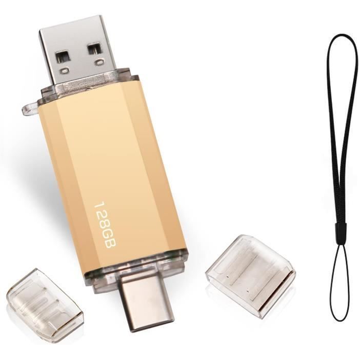 KEXIN Clé USB Type C 256Go 3.0 OTG Clef USB 3.0 et USB C 256 Go Cle USB Flash Drive 256 Giga 2