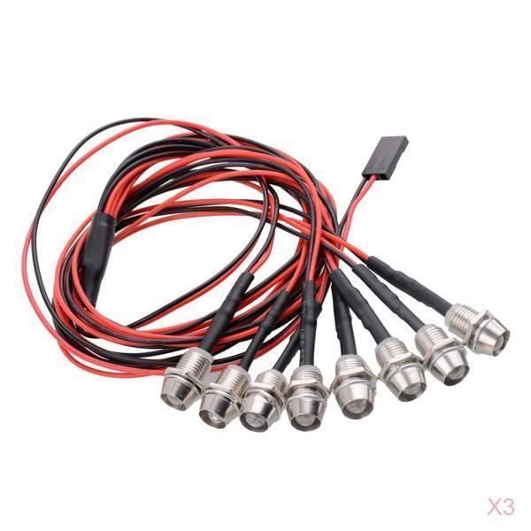 RC LED-Licht Mit 4 Blinkmodi – Für 1/8 & 1/10 RC-Autos, Simulation Von Blaulicht & Alarmlicht