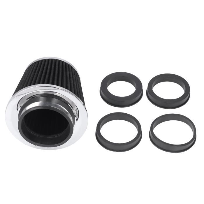 Protection Moteur Véhicule Filtre à Air Voiture 25mm Entrée - Nettoyant Admission Moteur, Avec Pince Réglable, Noir Filtre Compresseur Air Protection Moteur Véhicule Filtre à Air Voiture 25mm Entrée - Nettoyant Admission Moteur, Avec Pince Réglable, Noir Filtre Compresseur Air