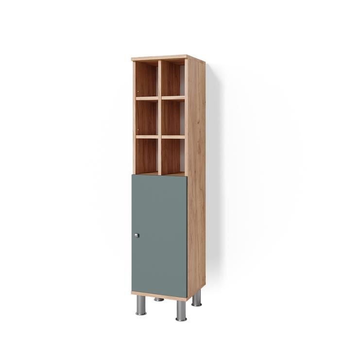 Meuble salle de bain Fynn 30x130.6cm grande porte Vert Vicco 37230