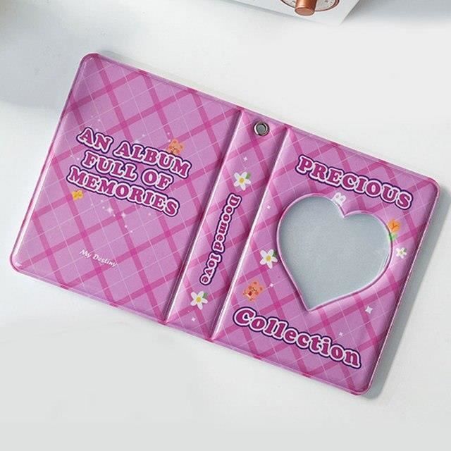 AWAVM Mini album photo Kpop - 7,6 cm -Porte-cartes Kpop - Classeur pour cartes photo - 40