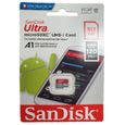 Sandisk ultra 512 Go Micro SD carte mémoire micro SDXC Class 10 UHS-I 120Mb/s-1