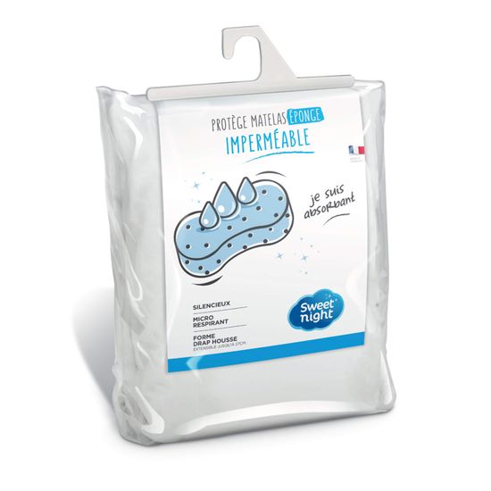 Clair De Nuit Protège Matelas Imperméable 140x190 Cm - Alèse Bouclette Microfibre Respirante OEKO-TEX