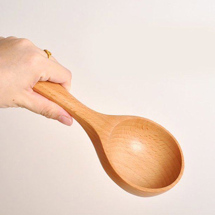 Lot 2 Cuillères Bois 2 Cuillères En Bois Long Manche - Ustensiles