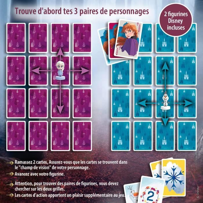 Jeu de société - LA REINE DES NEIGES - La Reine des Neiges 2 - Mémo ...