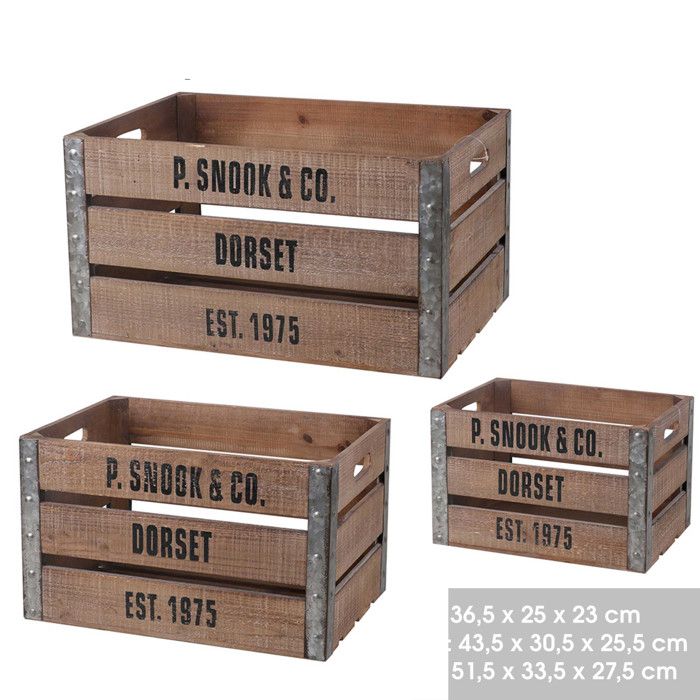 Casier De Rangement Mural En Bois 23x23 Cm – Boîte à Compartiments Sans Couvercle