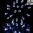 Guirlande lumineuse VOLTRONIC - 600 LEDs - blanc froid - câble transparent-2
