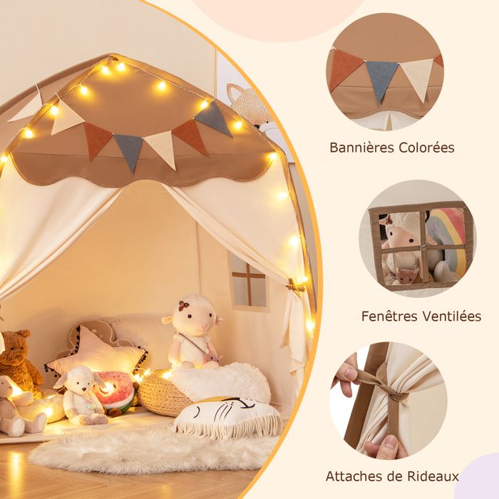Tente Pour Enfants Cabane Dinosaure Benebomo - Tente De Jeu Intérieur Extérieur Avec Sac De Transport