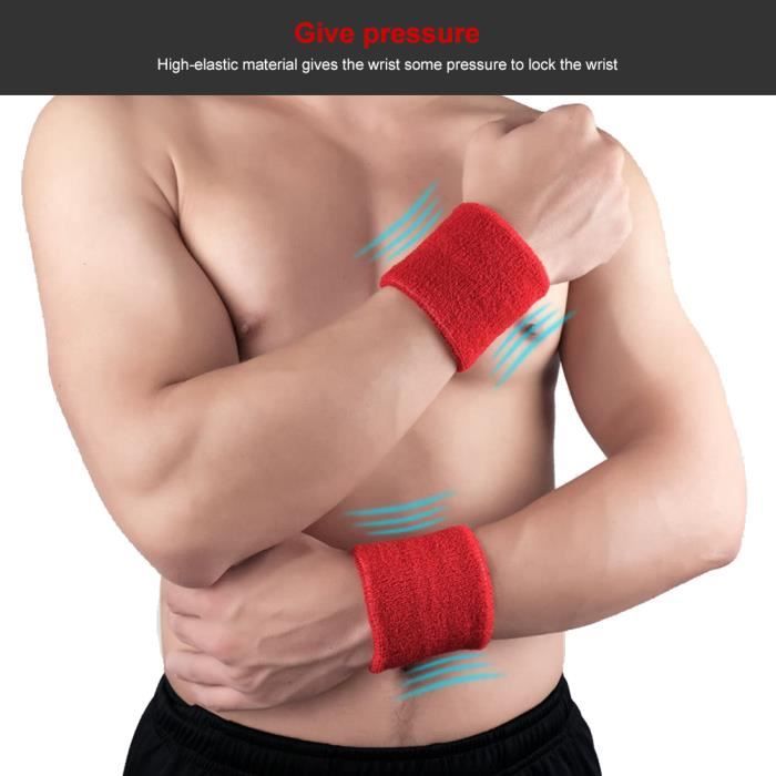16 Pièces Bandeaux Et Poignets Sport En Coton – Absorbants, Extensibles, Pour Fitness, Course, Yoga (8 Bandeaux + 8 Poignets)
