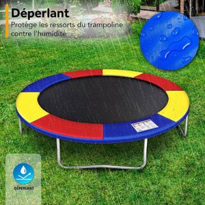 Coussin De Protection Trampoline 183cm 244cm 305cm - Bord Sécurité Imperméable PVC Rembourré Mousse
