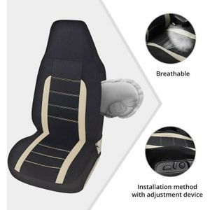 Lot De 2 Housses Universelles Pour Accoudoir De Voiture - Élastiques, Protection Anti-rayures, Noir