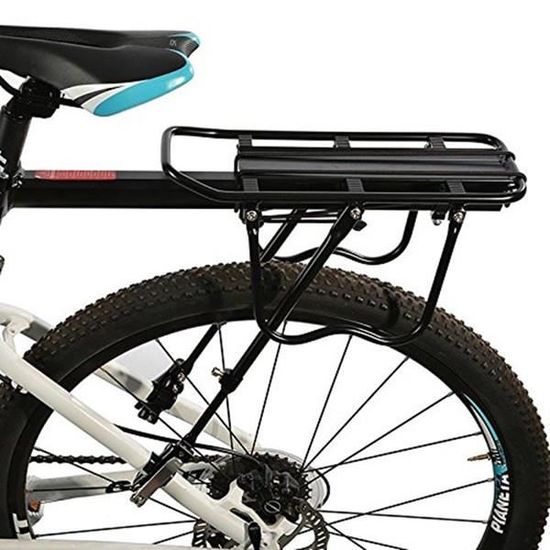 Porte-bagages Arrière Vélo En Alliage Aluminium - Support Réglable Pour Tige De Selle 22-32 Mm - Capacité 9 Kg - Installation Rapide Avec Clé L - Compatible VTT Et Vélos De Ville - 7