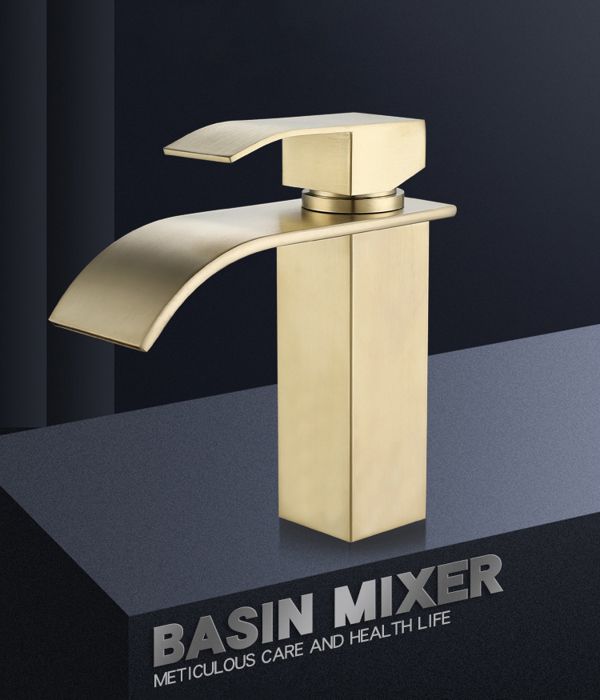 Robinet Mitigeur En Laiton Massif, Robinet D'eau Froide/chaude Avec Ornements Pour évier De