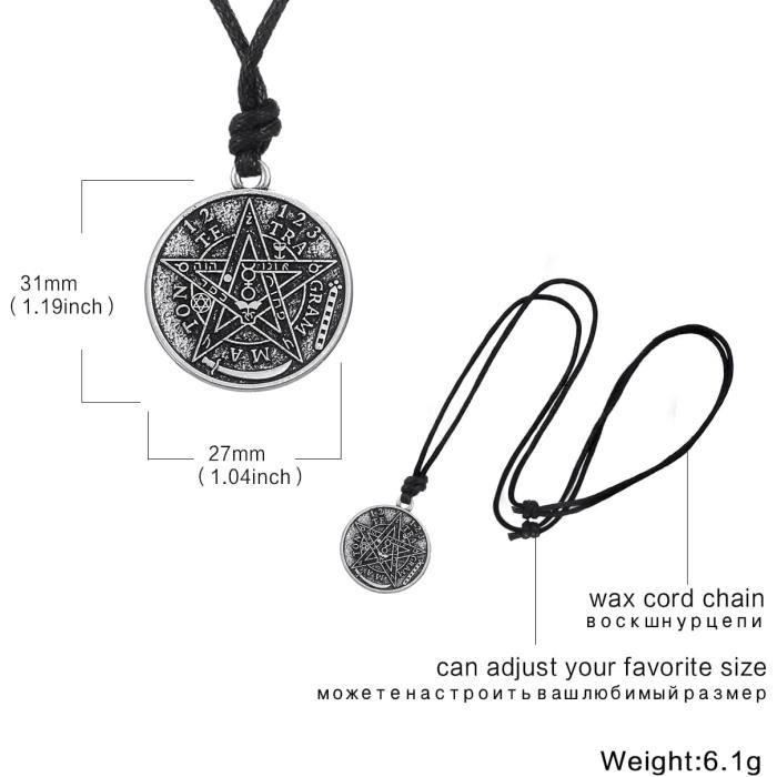 Eolh Algiz Rune De Protection Talisman Viking Bijoux Asatru Collier Pendentif Païen Wiccan, Non Applicable