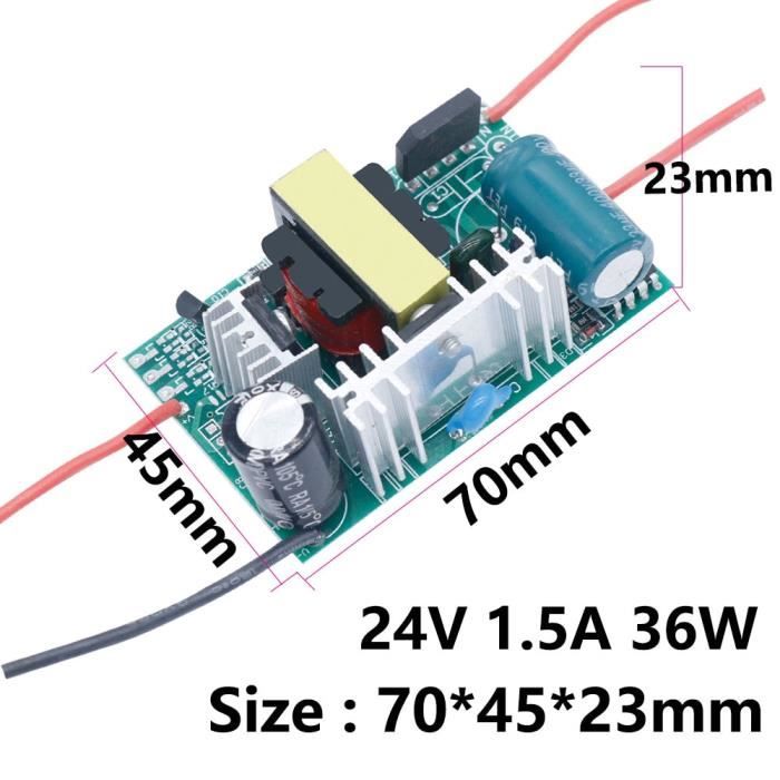 Transformateur LED 15W IP67 input 220V, output 12V pour 3-015, 3-016 et  3-017