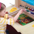 Bureau d'art pour enfants - STEP2 - Deluxe Art Master - Blanc - En plastique - À partir de 3 ans-5