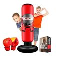 Sac De Boxe Gonflable Ninja Pour Enfant – 160 Cm, Avec Gants, Idéal Pour MMA, Karaté, Taekwondo, Libérer L'énergie