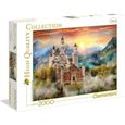 Puzzle Château de Neuschwanstein - Clementoni - 2000 pièces - Architecture et monument-0
