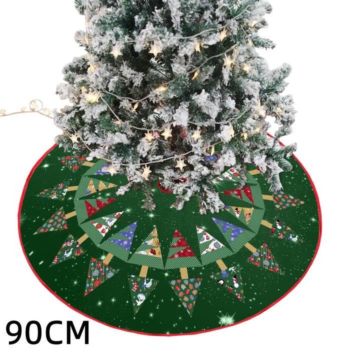 Jupe d'arbre de Noël,Tapis de Sapin de Noël,Jupe de Sapin de Noël