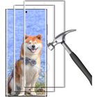 WILTEC [2 Pièces] Verre Trempé pour Samsung Galaxy S22 Ultra 5G, 3D Couverture Complète Protection écran, Sans Bulles Verre Trempé, 9[554]