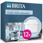 BRITA cartouche filtrante MAXTRA PRO Pure Performance - Pack de 12 - Rechange originale pour toutes les carafes BRITA