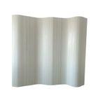 PEGANE Paravent bambou coloris blanc, Hauteur 200 x Profondeur 250 cm
