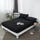 YOLISTAR- Protège matelas 180x200-30cm | Alèse Imperméable et Micro Respirante | Souple et SilencieuxNoir