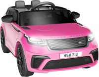 Voiture Electrique Enfants Land Rover Con Licenza 12V Avec Télécommande Musique USB TF MP3 Pour 3-8 Ans Enfants Rose