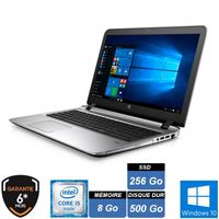 HP Probook 450 G3 i5/8Go/SSD256Go + HDD500Go