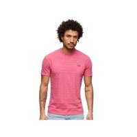 T shirt - Superdry - Homme - Vintage Texture - Rose - Coton