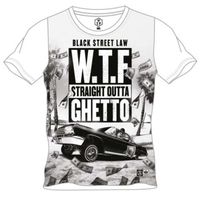 T shirt homme Licence WTF American style Attitude T Shirt WTF Nwa