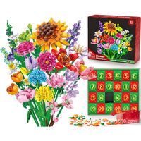 Calendrier De L'Avent 2025 Avec Fleurs à Construire - 24 Jours De Surprises Pour Enfants Et Adultes
