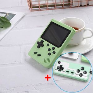 CONSOLE RÉTRO verte-Mini Console de jeu rétro avec 1 contrôleur,