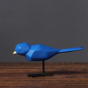 OBJET DÉCORATIF Moderne Mignon Résine Oiseau Figurine Ornements Eu