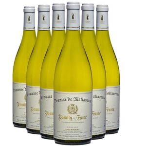 VIN BLANC Pouilly-Fumé Blanc 2022 - Lot de 6x75cl - Domaine de Maltaverne - Vin AOC Blanc du Val de Loire - Cépage Sauvignon Blanc