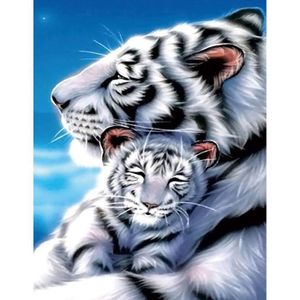 TABLEAU - TOILE Kit de broderie diamant Tigre 5D - Peinture Diaman