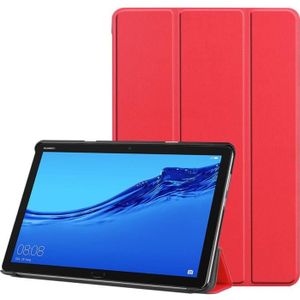 Coque Enfant Pour Huawei MediaPad T10 9,7 – T10S 10,1 – EVA Antichoc – Support Papillon Réglable + Bandoulière – Rose Rouge