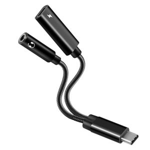 2 pcs MEIRIYFA 3.5mm Mâle AUX Audio Plug Jack Vers USB 2.0 Femelle Convertisseur Adaptateur Câble Cordon pour Voiture Aux Port 