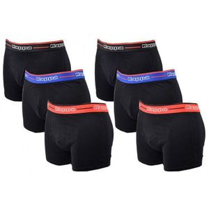 Pack De 3 Boxers Kappa Pour Homme – Coton Stretch Noir, Gris, Bleu – Confort Quotidien