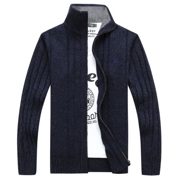 gilet col montant homme