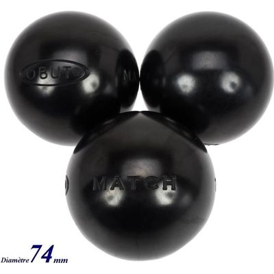 Triplette De Boules OBUT MATCH 110 – 730gr Numérotées S11 (occasion)