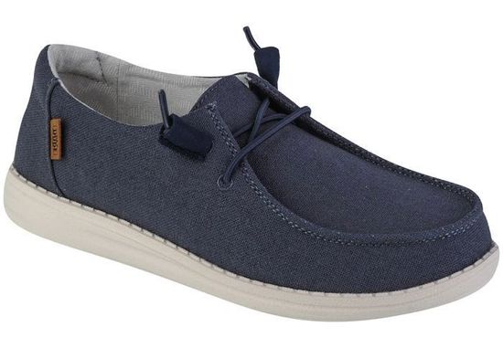 Chaussures Hey Dude Wendy Chambray Bleu Marine Pour Femme - Sneakers Confortables Neuves