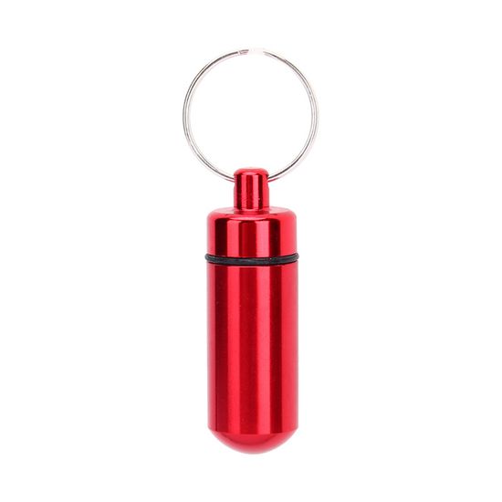 Portable Pilulier - LEWW - Boîte à Pilules Porte-Clés - Mini Pilulier - Aluminium Étanche - Foto 11