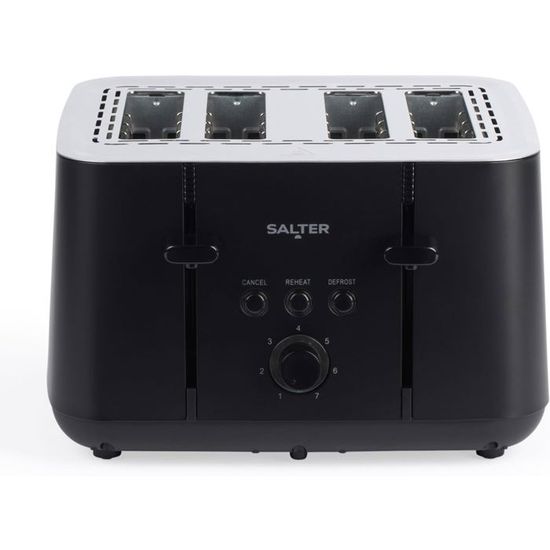 Grille-pain 4 tranches de pain 230 V-1500 W 6 niveaux de brunissage