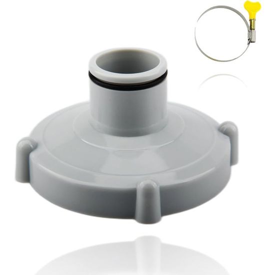 Lot De 2 Adaptateurs Tuyau Aspiration Piscine - Compatible Quick-Up Et Filetage 80mm