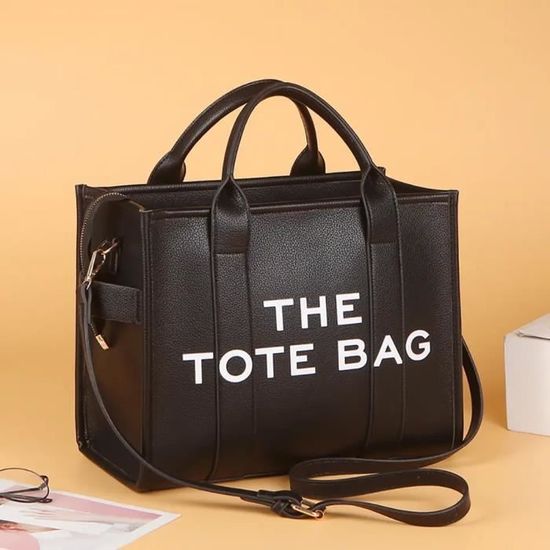 Sac a Main de Luxe en Cuir PU pour Femme Fourre Tout a Bandouliere de Grande Capacite de Voyage Tote Bag Sac Cabas Marc Jacobs Cdiscount Bagagerie Maroquinerie