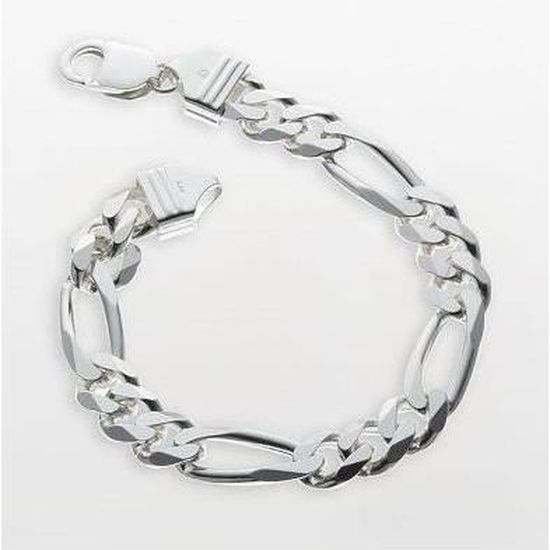 Bracelet Gourmette Fin En Argent 925 - Maille Cachemire, Marque Thanina Bijoux - Occasion
